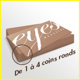 carte de visite coins ronds