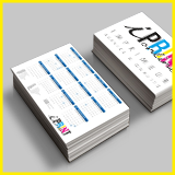 carte calendrier papier 350grs ou plastique