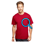 t-shirt imprimé avec poche